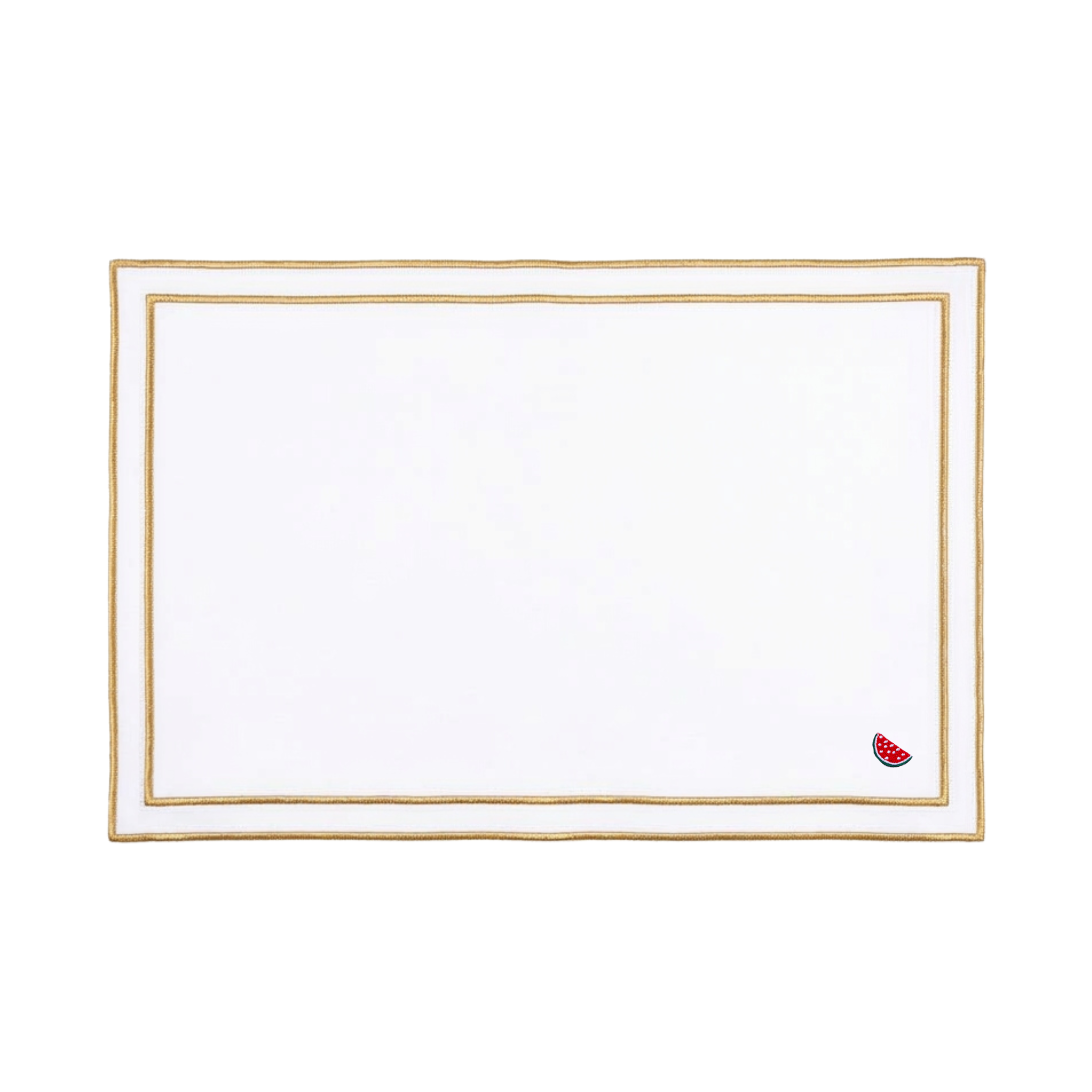 Nazaré white cotton table linen with embroidered fruits - Torres Novas