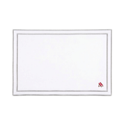 Nazaré white cotton table linen with embroidered summer motifs