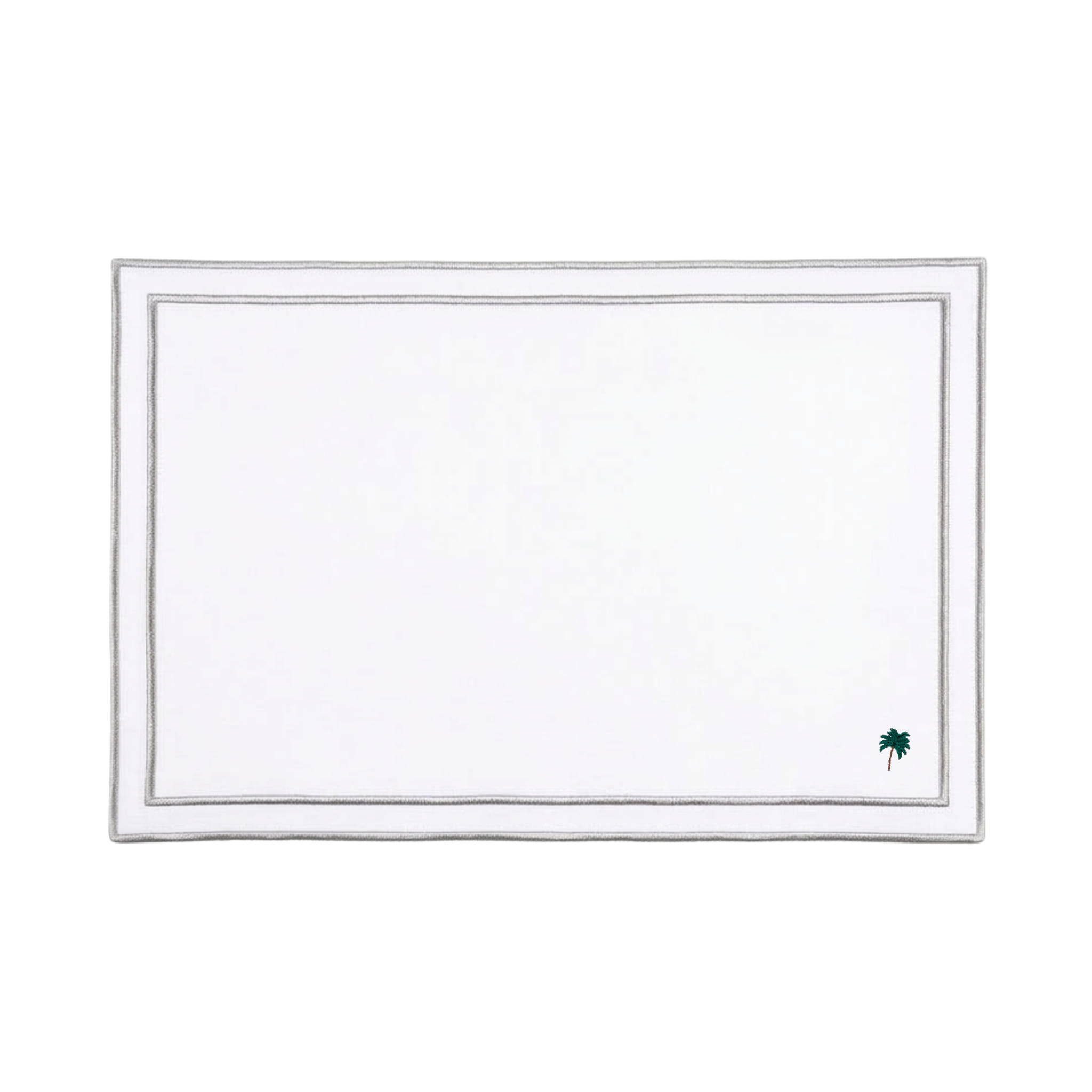 Nazaré white cotton table linen with embroidered summer motifs